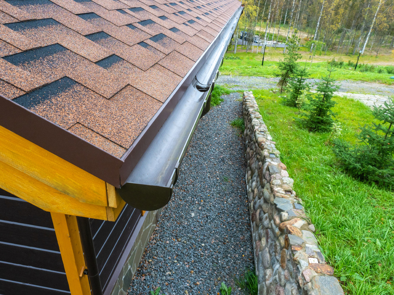 Newly Installed Eaves Trough